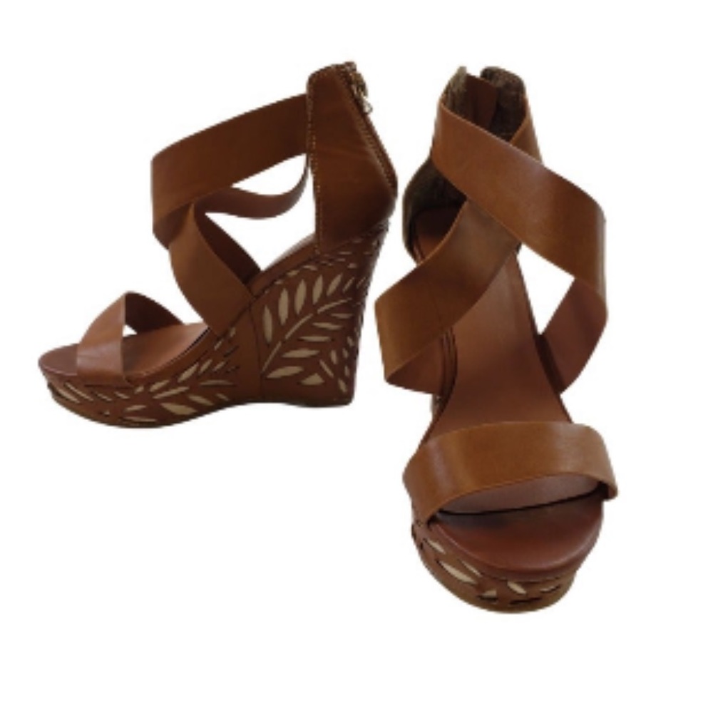 Charming Charlie Brown Laser Cut Wedges